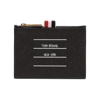 THOM BROWNE Paper Label Print Cardholder