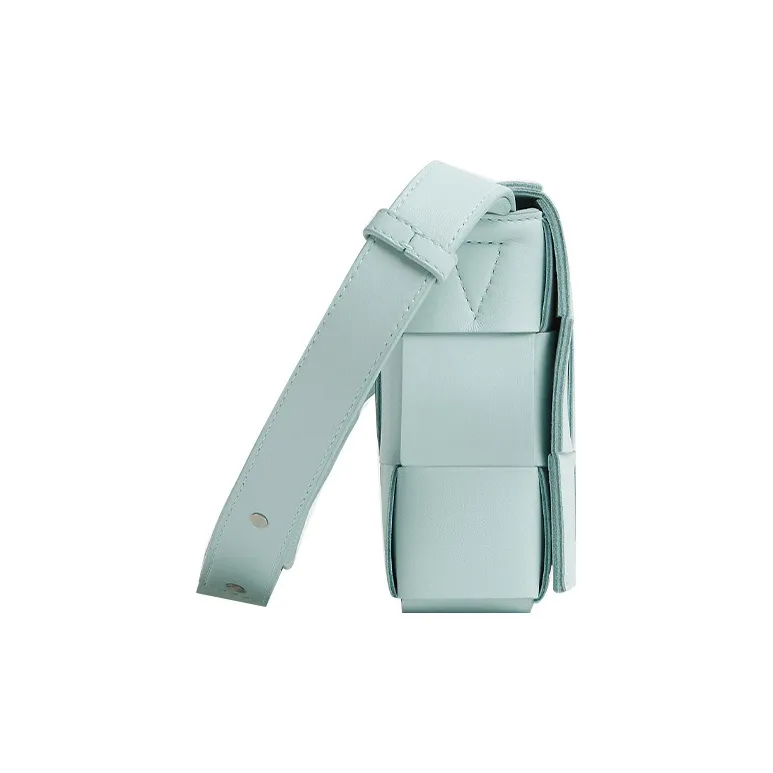 Bottega Veneta Intreccio Cassette Teal Washed-1
