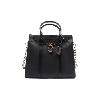 MICHAEL KORS MICHAEL KORS Handbag Collection Nouveau Hamilton Leather Crossbody Bag, Handbag Women's Black