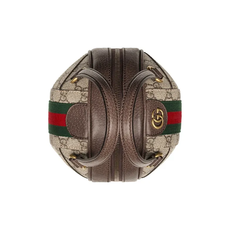 GUCCI Ophidia Canvas Spherical Bag, Portable Crossbody Bag, Shoulder Bag Unisex-4