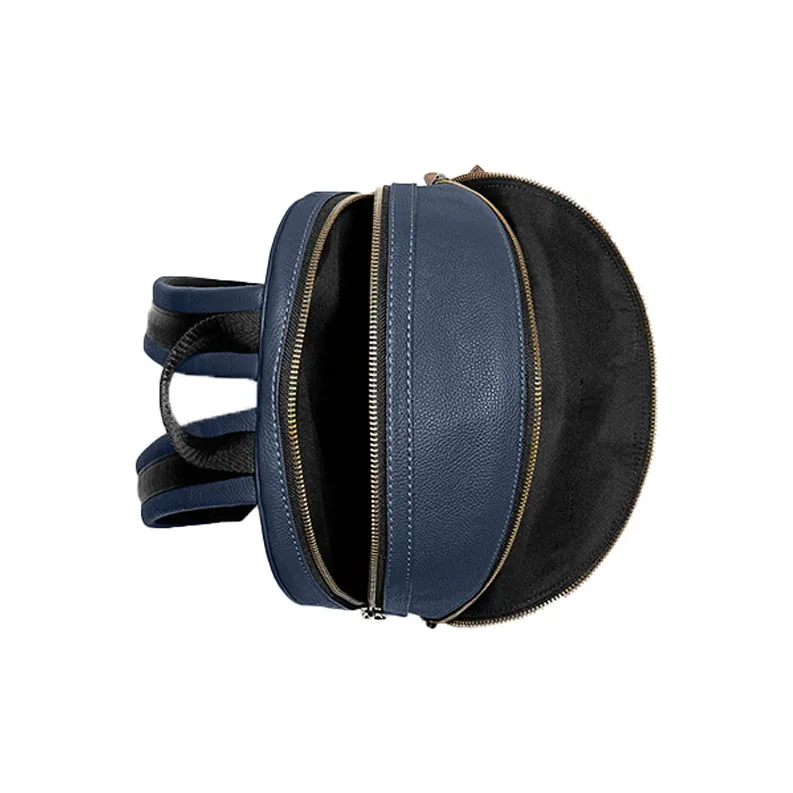 COACH Disney Collaboration Academy Smooth Leather Backpack Large Size Unisex Denim Blue-2