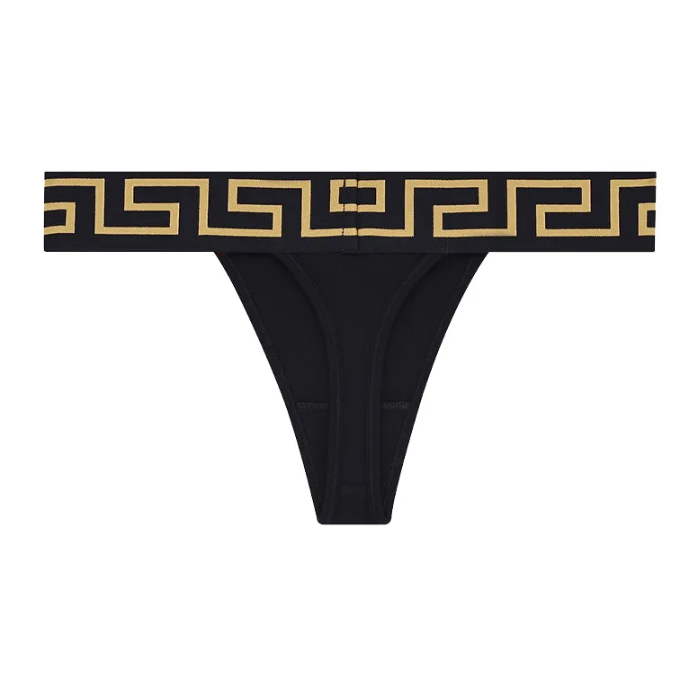 VERSACE Greca Border Thong-1