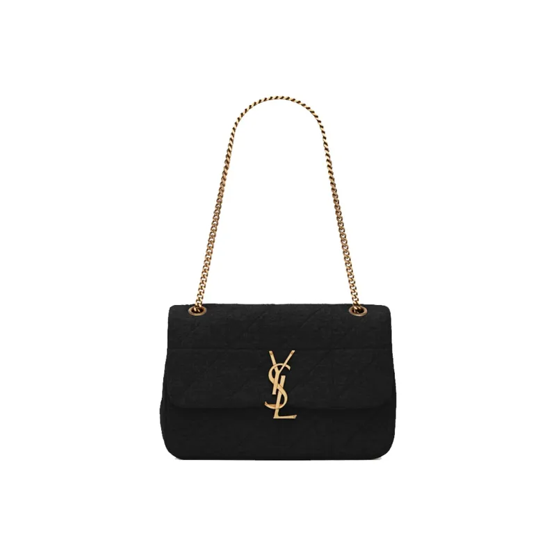 SAINT LAURENT Jamie Leather Shoulder Bag, Crossbody Bag, Shoulder Bag Women's Black-1