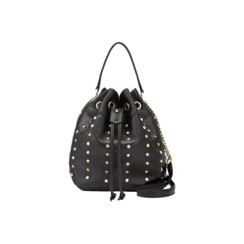 Jimmy Choo Nappa Leather Shoulder Bags Handbags Women's Black