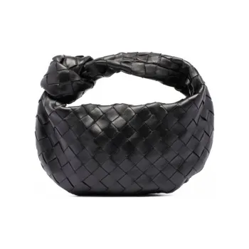 Bottega Veneta JODIE Leather Shoulder Bag Mini Women's Black