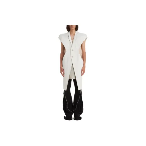 RICK OWENS Coats Men White