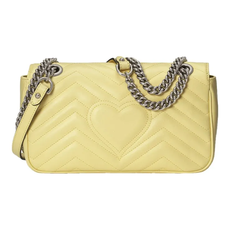 GUCCI GG Marmont Quilted Leather Shoulder Bag, Crossbody Bag Women's-2