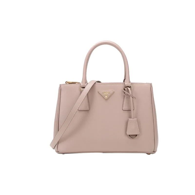 PRADA Cow Leather Handbag Crossbody Bag Shoulder Bag Regular Women's Apricot-0