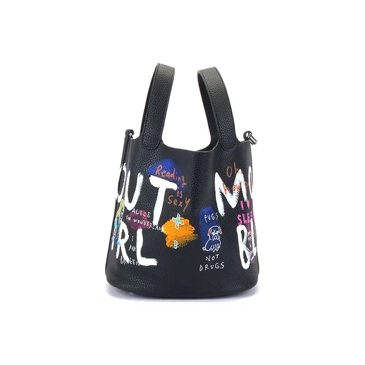 SHINICHIROINUI Guernika Handmade Graffiti Bag Handbags-0