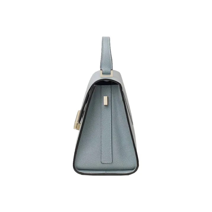 Valextra Iside Calfskin Shoulder Bag, Crossbody Bag, Handbag Women's Blue-1