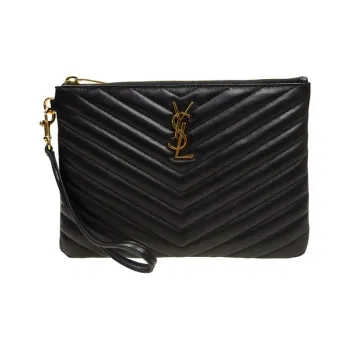 SAINT LAURENT Cassandre Matelassé A5 Pouch