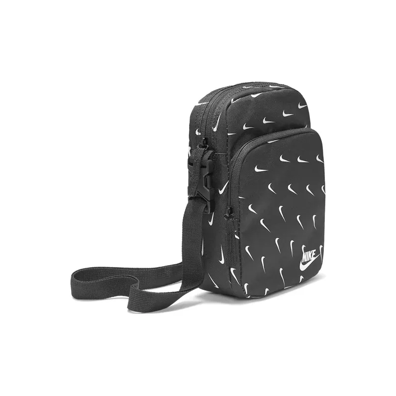 Nike Polyester Shoulder Bag, Crossbody Bag Regular Unisex Black-2