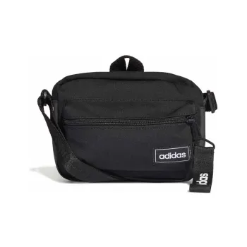 Adidas Polyester Shoulder Bag Regular Unisex Black