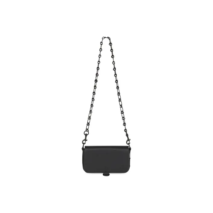 Balenciaga Bondage Cow Leather Shoulder Bag Crossbody Bag Regular Women's Black-2