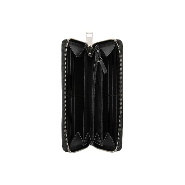 GUCCI Leather Wallet Men's Black-2