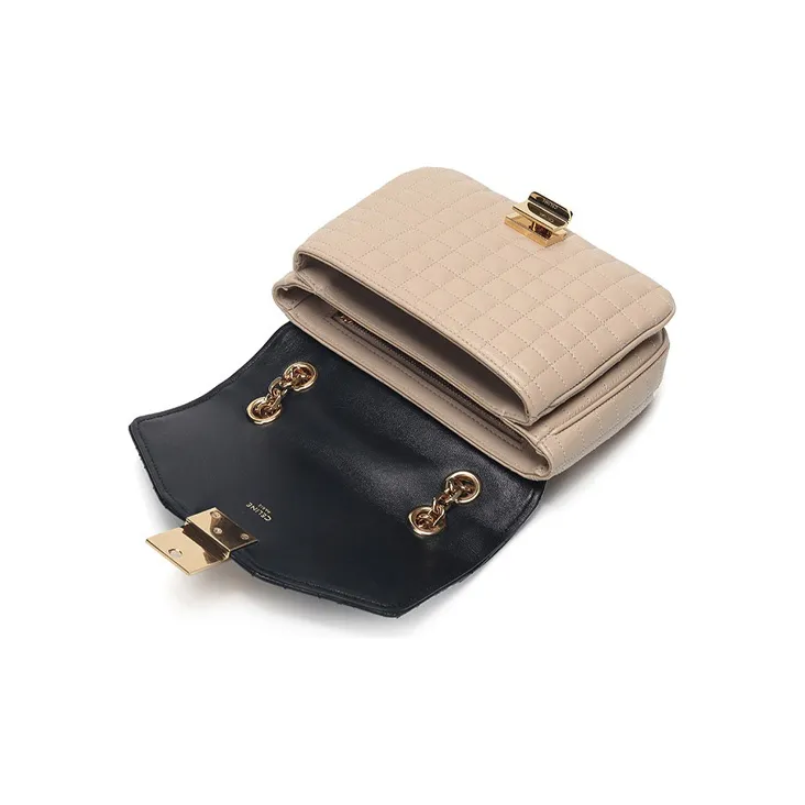 CELINE Leather Crossbody Bag, Shoulder Bag Women's-5