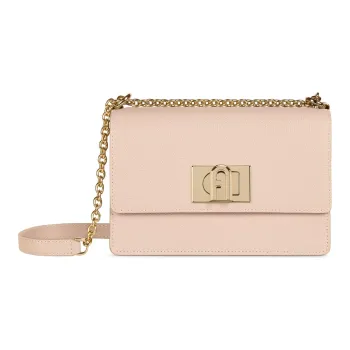 Furla 1927 Collection Leather Shoulder Bag Crossbody Bag Mini Women's Light Pink