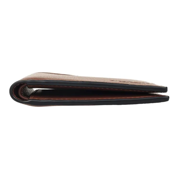 COACH Billfold Wallet Leather Wallet Regular Men's Brown-1