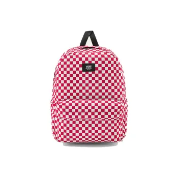 Vans Polyester Backpack Regular Women's Red White