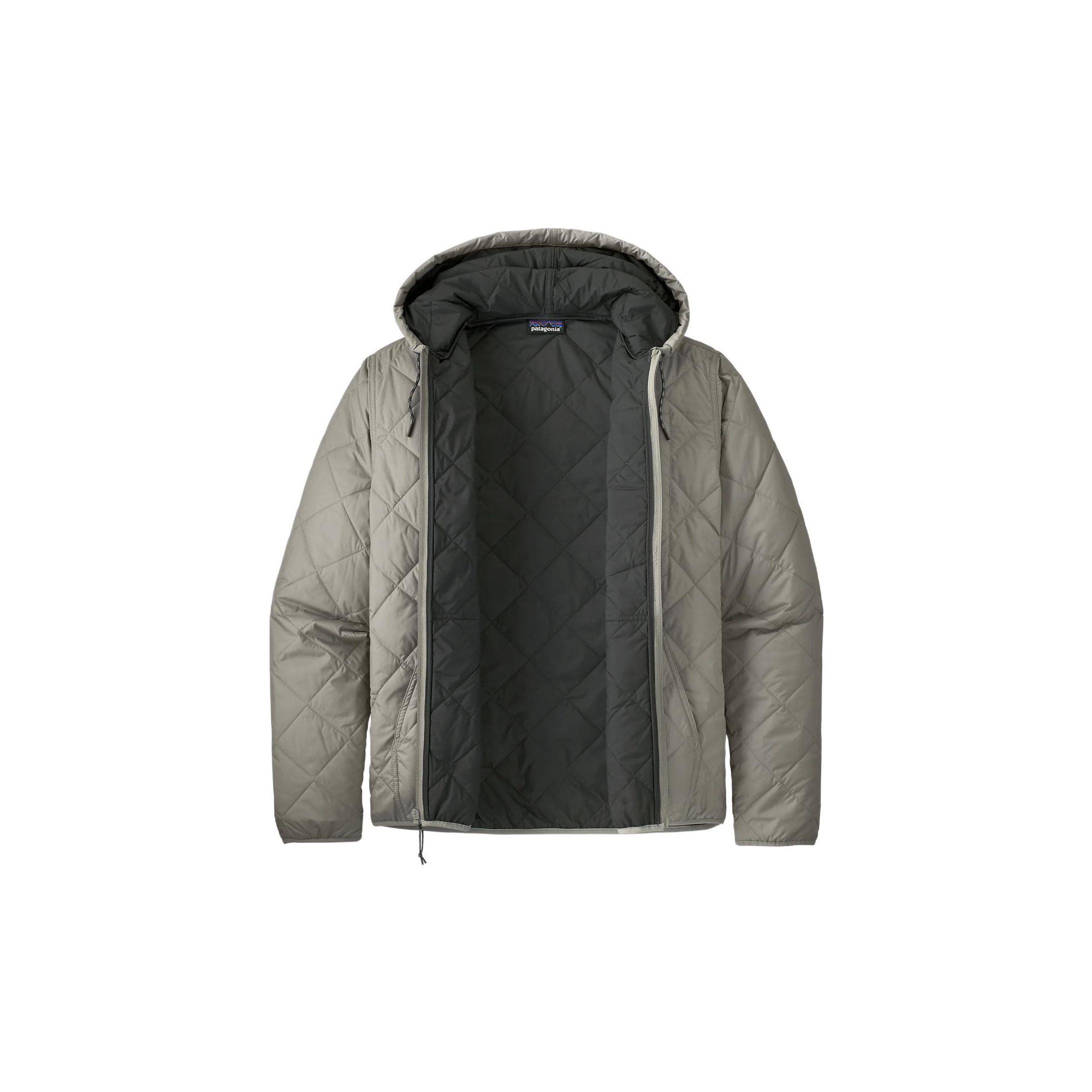 Patagonia Diamond Quilted Bomber Hoody Jacket Men's Dark