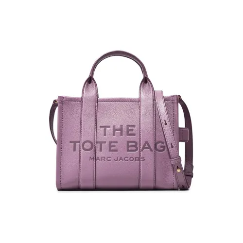 MARC JACOBS The Traveler Leather Handbag Mini Women's Purple
