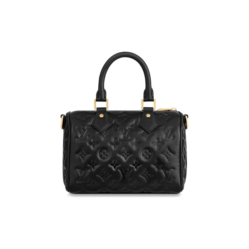 LOUIS VUITTON Speedy Bandouliere 22 Black-2