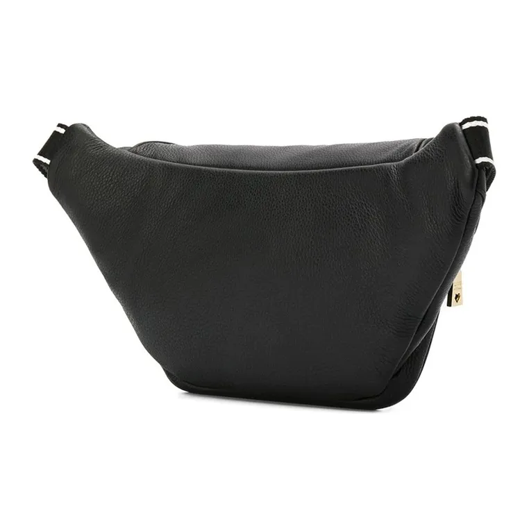 MOSCHINO Leather Shoulder Bag, Crossbody Bag, Fanny Pack Women's Black-1