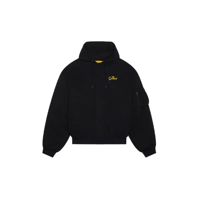 Balenciaga X The Simpsons Padded Bomber Hoodie - POIZON