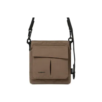 COMBACK Polyamide Shoulder Bag Crossbody Bag Small Size Unisex Dark Khaki