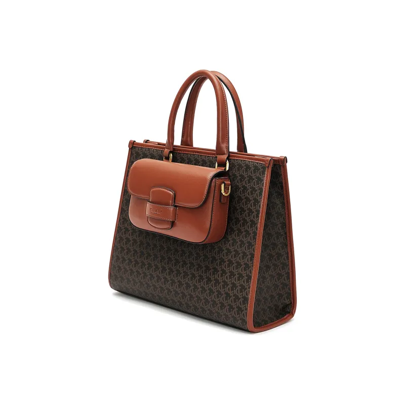 C.LI PVC Tote Bag, Shopping Bag, Shoulder Bag, Crossbody Bag, Handbag Unisex Mumbai Umber-1