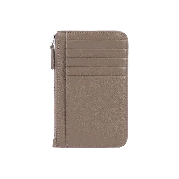 Balenciaga ESSENTIAL Cow Leather Wallets Coin Purses Regular Women's Dark Beige-0