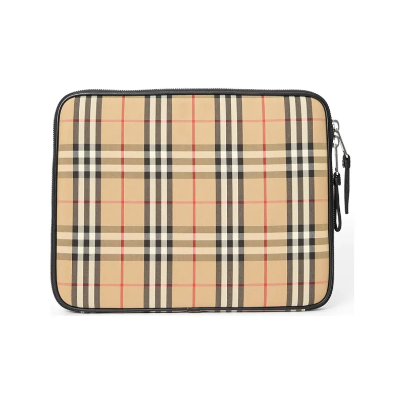 Burberry Archive Vintage Check Laptop Case 'Cream'-3