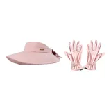 Pink+Sun Protection Gloves