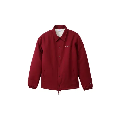 Champion Velvet Jackets Unisex Burgundy