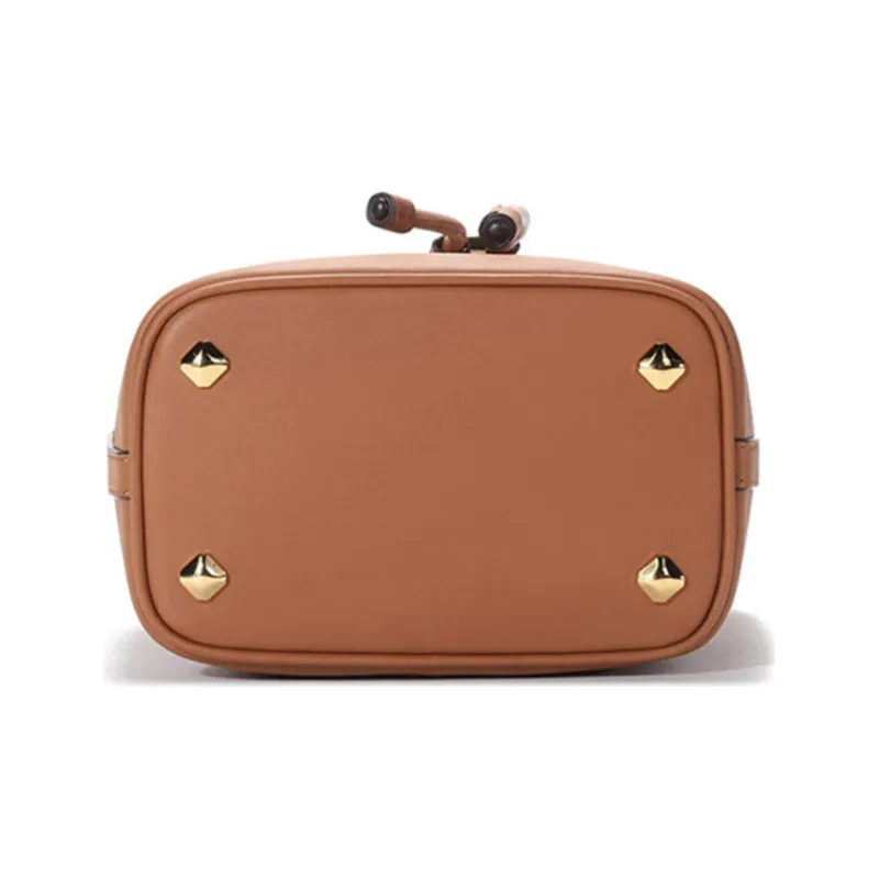 MCM Coated Canvas Bucket Bags Crossbody Bag Shoulder Bag Regular Women's Brown Cognac-4
