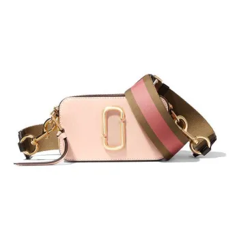 MARC JACOBS Snapshot Leather Camera Bag Shoulder Bag Crossbody Bag Regular Women's Rose