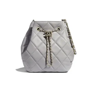 CHANEL Drawstring Shoulder Bags