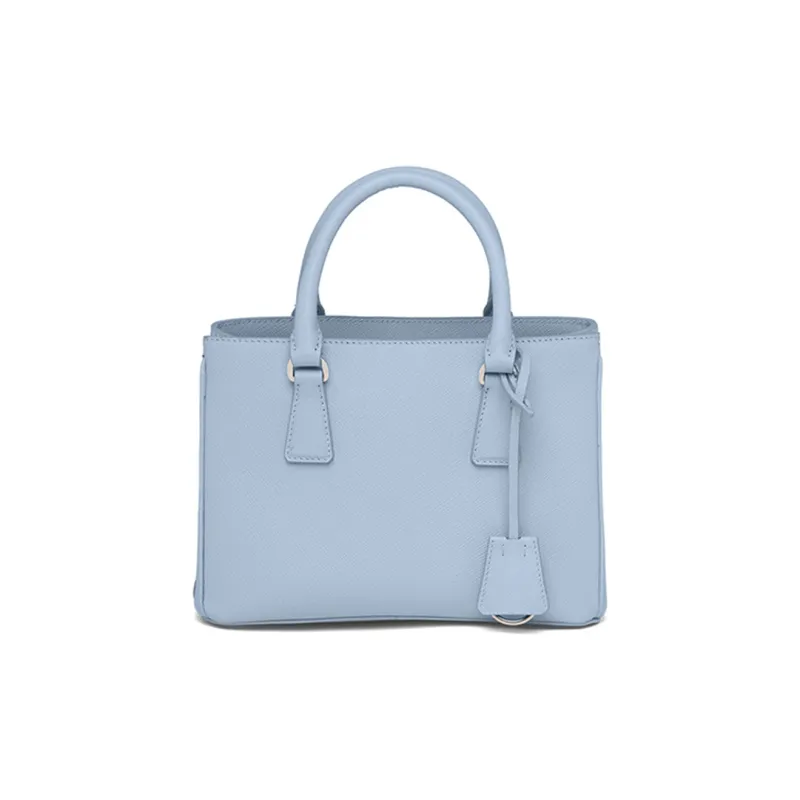PRADA Leather Killer Bag Shoulder Bag Crossbody Bag Handbag Mini Women's Sky Blue-2