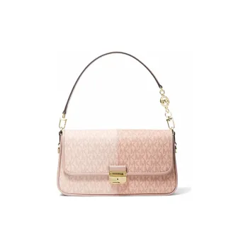 MICHAEL KORS Bradshaw Leather Shoulder Bag Portable Crossbody Bag Shoulder Bag Women's Ballet Pink