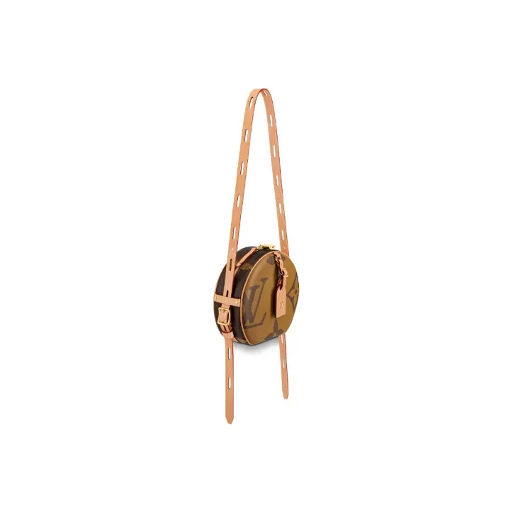 LOUIS VUITTON Boite Chapeau Souple Monogram Giant Reverse Brown-2
