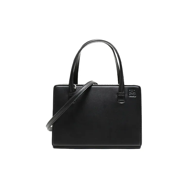 LOEWE Cow Leather Shoulder Bag, Crossbody Bag, Handbag Trumpets Women's Black-0