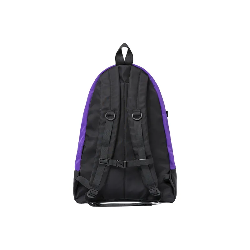 COMBACK Polyamide Backpack Tubas Unisex Black & Gray/Khaki & Blue/Black & Purple Patchwork-18
