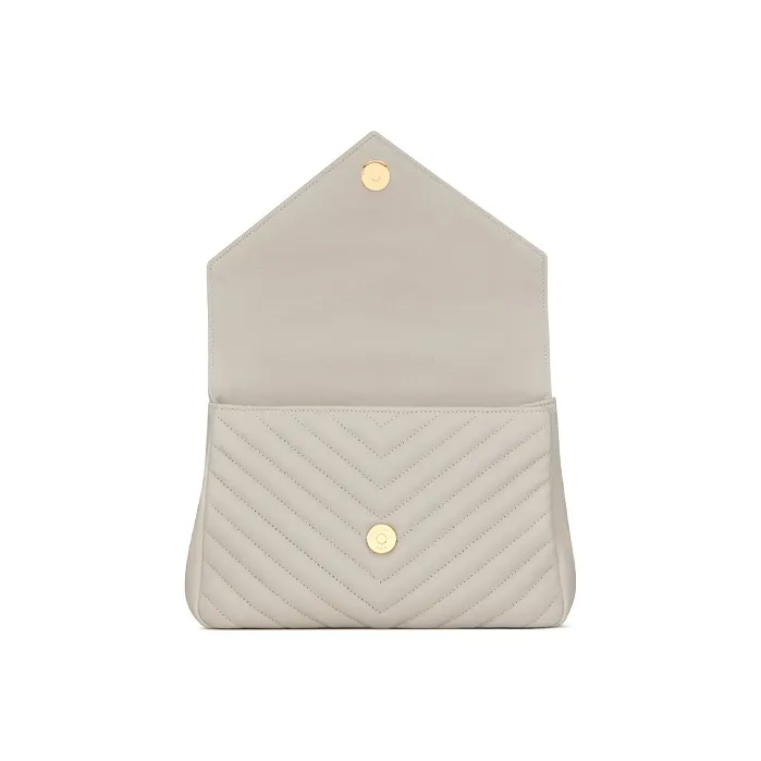 SAINT LAURENT College Quilted Medium Shoulder Bag-4