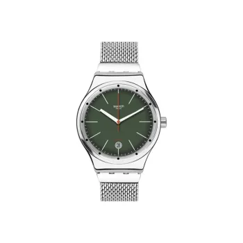 SWATCH Men Metal Series Green Watch YIS407GA