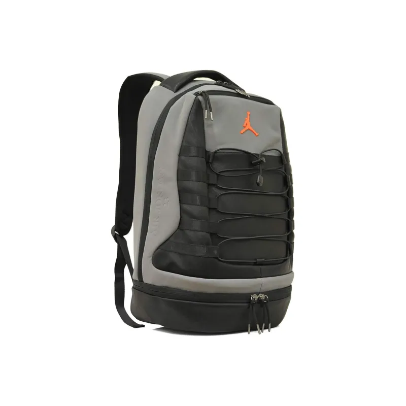 Jordan Polyurethane Backpack Regular Unisex Black Gray Color-2