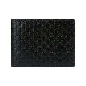 GUCCI MicroGUCCIssima Bifold Wallet MicroGUCCIssima Black