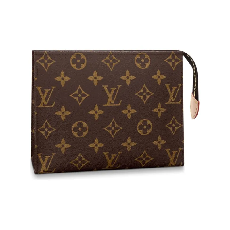 LOUIS VUITTON Toiletry Pouch 19 Monogram Brown-1