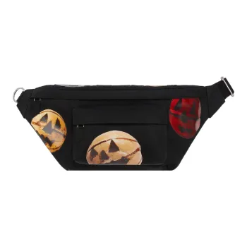 GIVENCHY Josh Smith Collaboration Collection Synthetic Leather Sling Bag Crossbody Bag Fanny Pack Men's Black