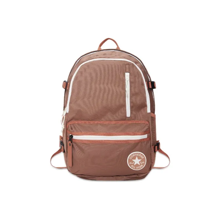 Converse Straight Edge Polyester Backpack Regular Unisex Brown-0