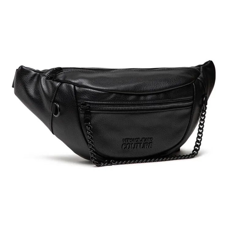 VERSACE JEANS COUTURE Artificial Leather Fanny Pack Men's Black-1